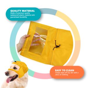 Adjustable Dog Shower Cap Waterproof Bath Cap for Dog Eyes & Ears, Shower Hat Dog Eyes & Ears Protection Cover