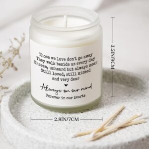 Shqiueos Sympathy Gifts for Loss of Loved One, Memorial Gifts Lavender Scented Candle 7Oz, Bereavement Gifts, Thinking of You, Grief Gifts, Funeral Comfort Condolence Remembrance Christmas Gifts