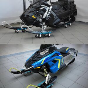 Kohree Snowmobile Dolly Set Heavy Duty, Carries up to 1500 lbs, 3PCS Snowmobile Dolly with an Extra Swivel Caster