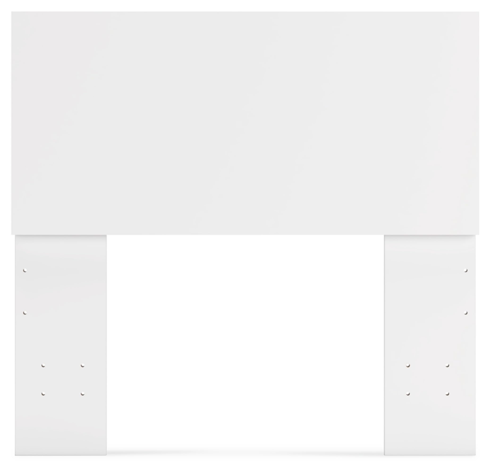 Signature Design by Ashley Onita Contemporary Adjustable Height Panel Headboard for Bedroom, Twin, White