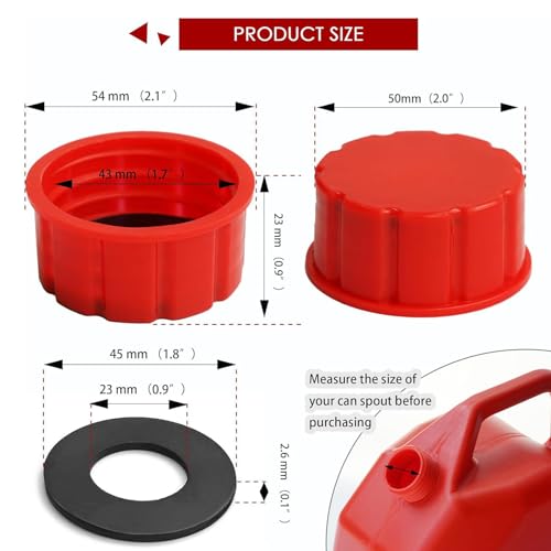 Caps Replacement Coarse Thread Caps For Storage Transportation Fuels Leak Prevention