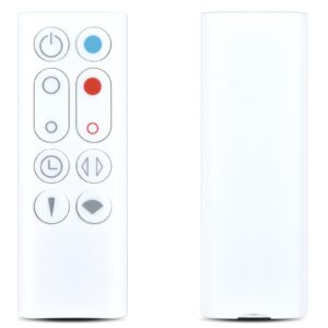 new replacement fan remote control compatible for dyson am09 hot + cool heater tower fan （part number: 966538-01）