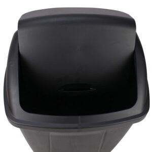 BHCHA 13 Gallon Trash Can, Plastic Swing Top Kitchen Garbage Trash Can