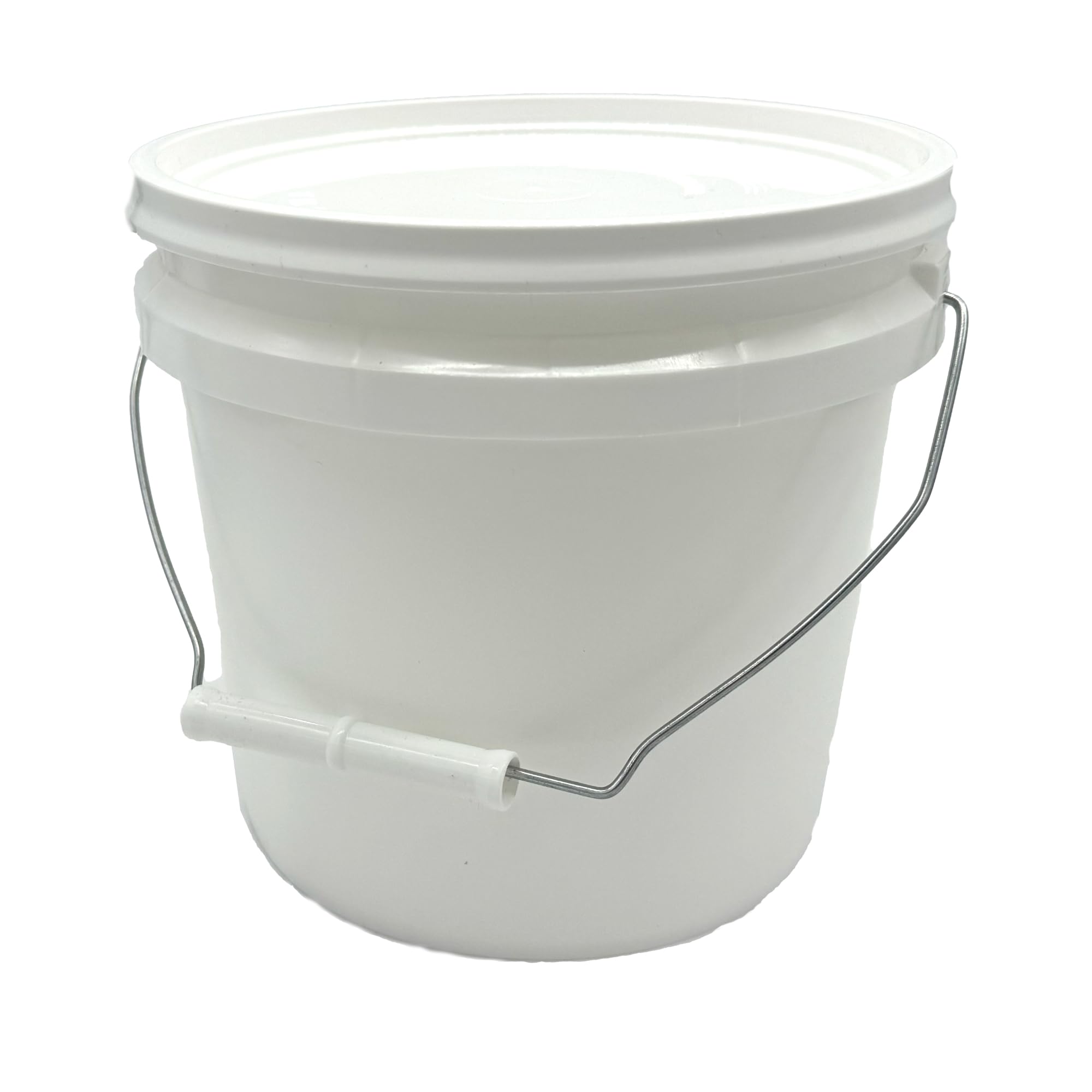 Rocky Mountain Goods 1 Gallon Bucket with Lid and Handle - Water Tight Paint Pail - Multi Use Utility Bucket - Durable Saturn Rings Leak-Proof Lid - Thick Uniform Walls for Stacking Strength