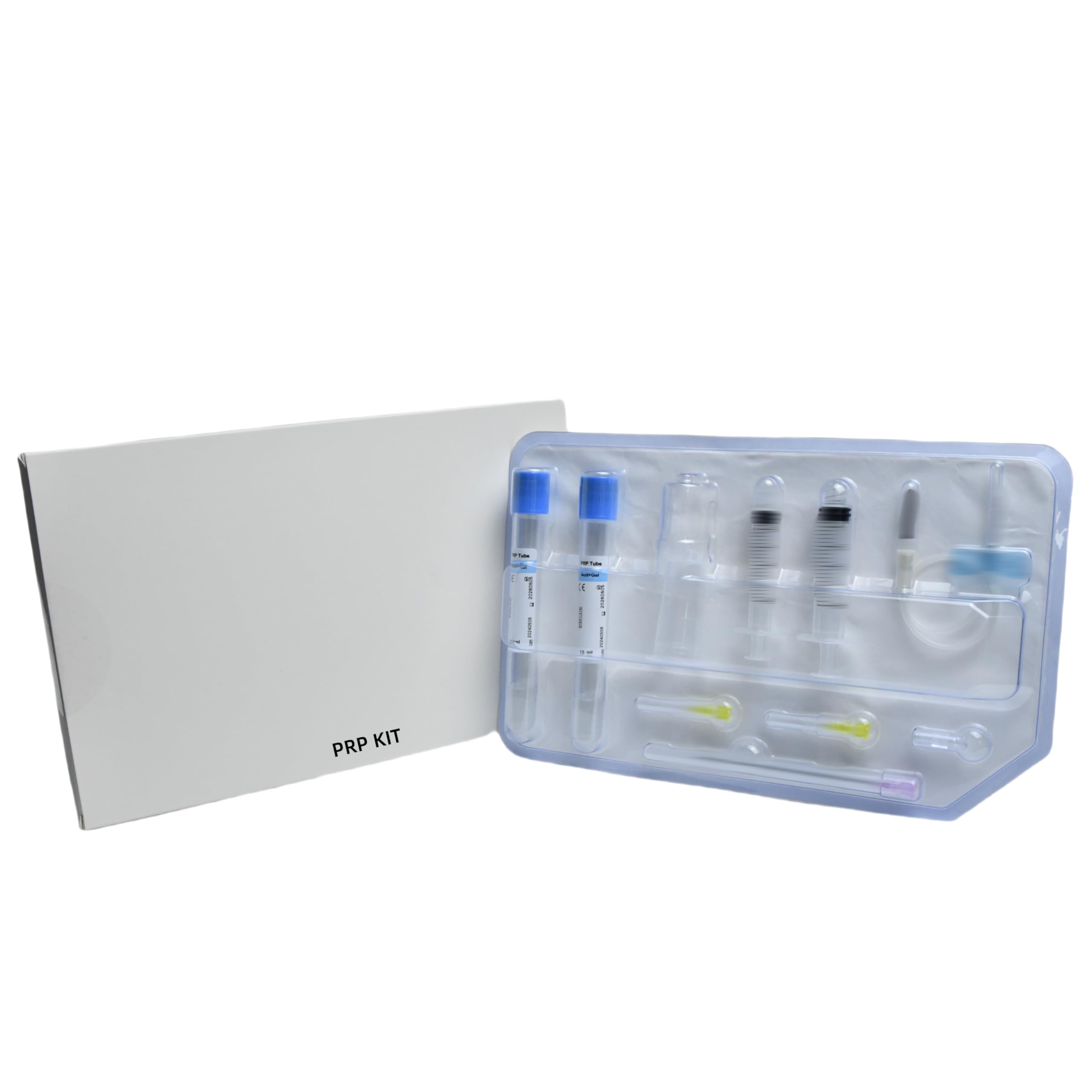 HGMED PRP KITS 2pcs 15ml Separation Gel and Anticoagulant complete kit laboratory tubes prp kit, white