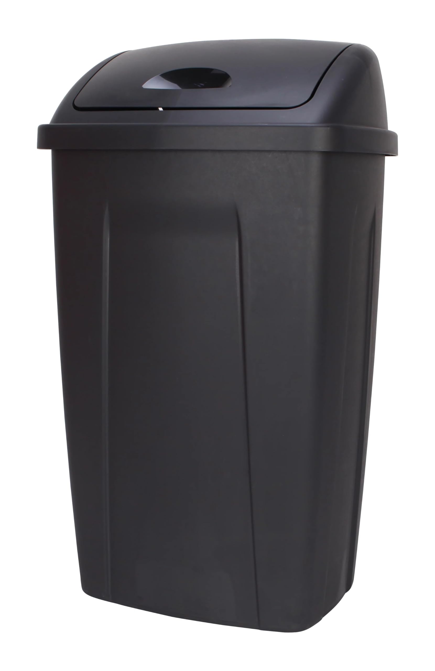 BHCHA 13 Gallon Trash Can, Plastic Swing Top Kitchen Garbage Trash Can