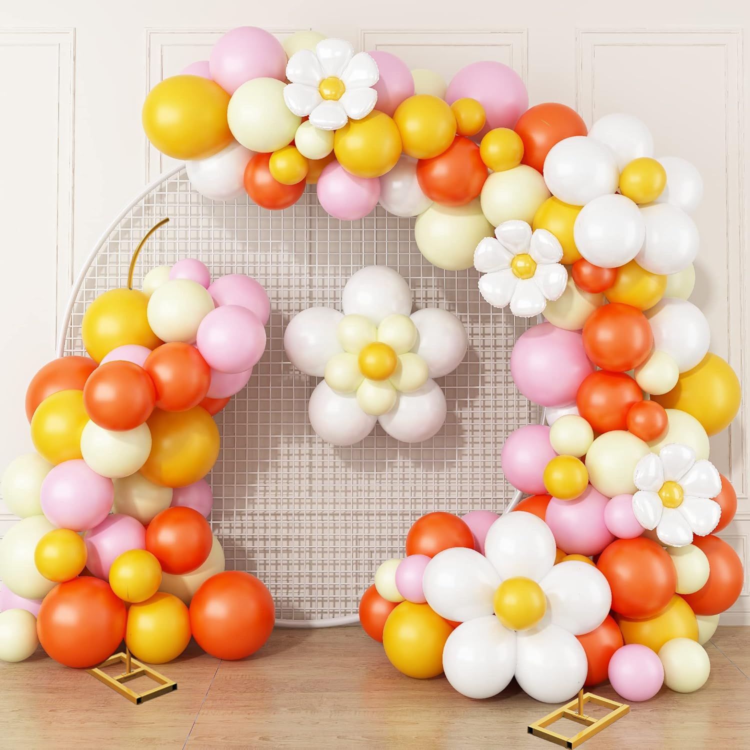 Balloon Arch Stand, Metal Balloon Arch Backdrop Stand Set of 2 Wedding Arch Stand Flower Arch Floral Arch Wedding Arches for Ceremony Wedding Birthday Anniversary Bridal Baby Shower Floral Stand