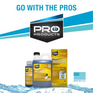 Pro Products Res Care Liquid Water Softener Cleaner, Universal Cleanser for Hardwater Systems, 4 Ounce Bottle, 4-Pack