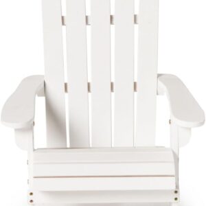 Generic White Small Mini Adirondack Chair 20 L 23 W Painted Solid Wood, Pink1