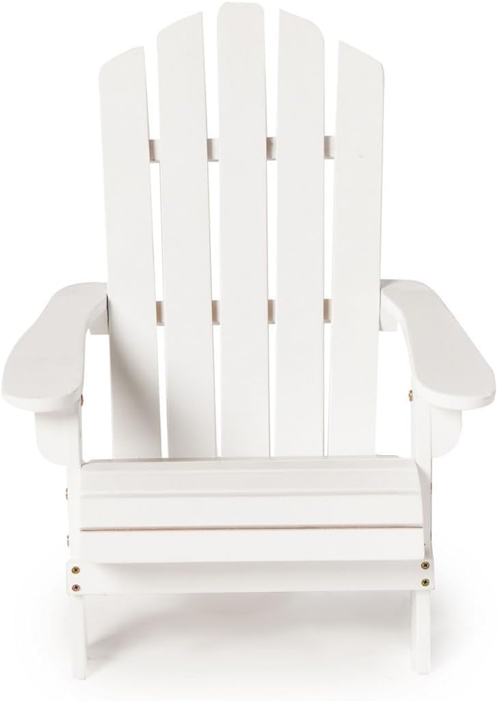 Generic White Small Mini Adirondack Chair 20 L 23 W Painted Solid Wood, Pink1