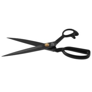 New York Central Professional Canvas Fabric Shears -12" Fabric Scissors, Ergonomic Right-Handed Sewing Scissors for Fabric Cutting, Rust-Free Stainless Steel Blade for Tailors, Artists, and Upholstery