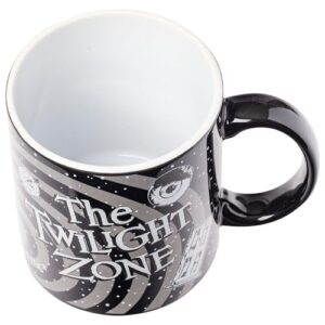 Silver Buffalo The Twilight Zone Logo Ceramic Mug, 20 Ounces