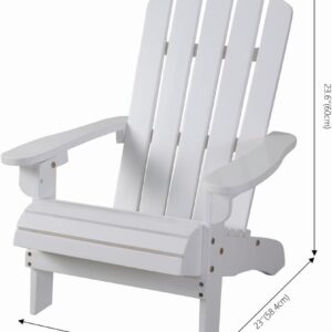 Generic White Small Mini Adirondack Chair 20 L 23 W Painted Solid Wood, Pink1