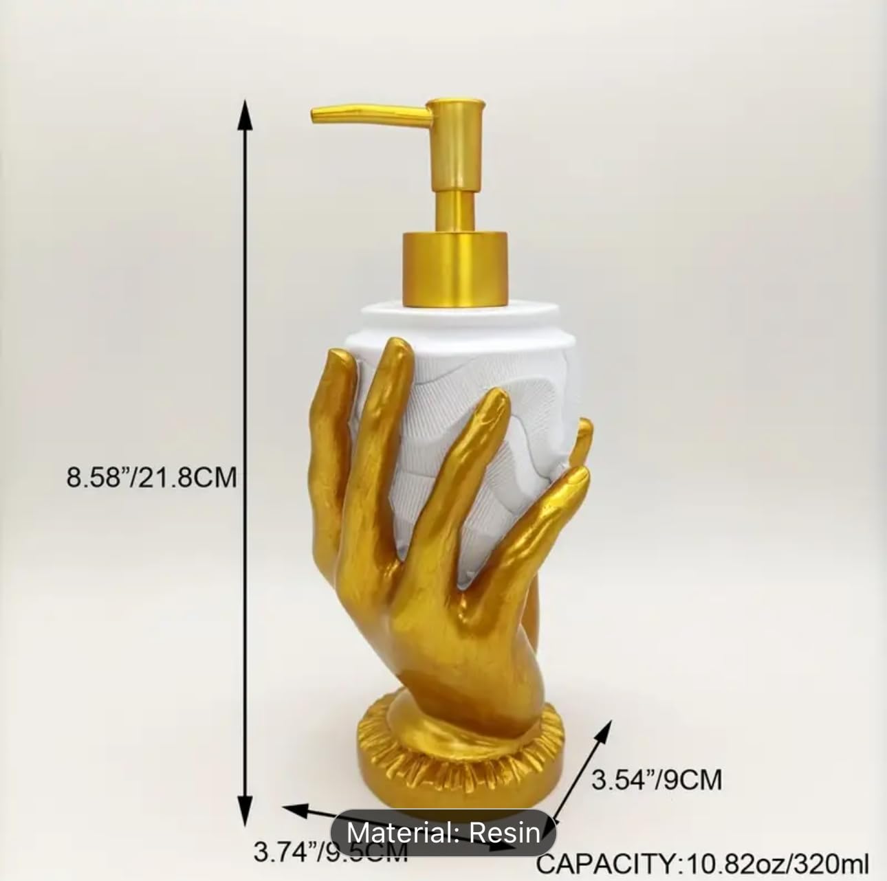 Generic Golden Fingers Bathroom Accessories