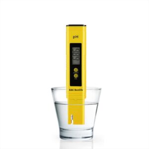 e&e bestlife digital ph meter, 0.01 ph high accuracy, water quality detection pen type, used in hydroponics, drinking water, swimming pools, aquariums and other scenarios