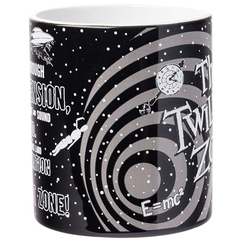 Silver Buffalo The Twilight Zone Logo Ceramic Mug, 20 Ounces