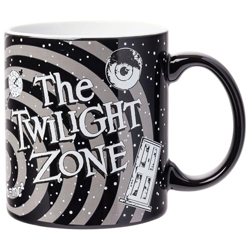 Silver Buffalo The Twilight Zone Logo Ceramic Mug, 20 Ounces