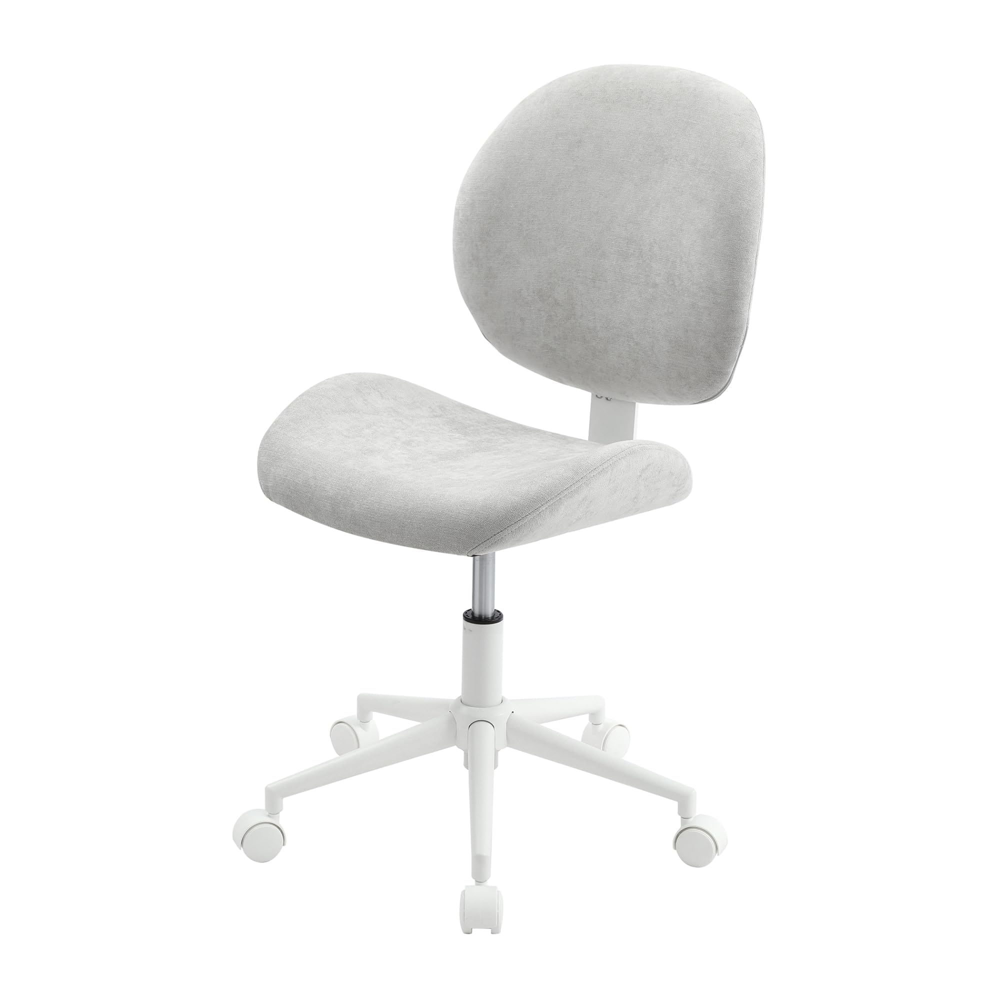 Realspace® Brigsley Fabric Low-Back Task Chair, Gray/White