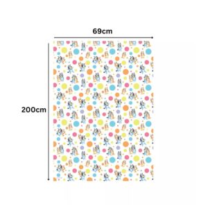 Danilo Promotions LTD Bluey Wrapping Paper 2M Roll Wrap - Bluey Gift Wrap