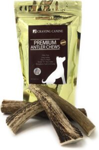 craving canine grade a usa deer antlers for dogs! odorless, split-resistent horns for aggressive chewers! easy to digest antler for healthy joints! 1 lb