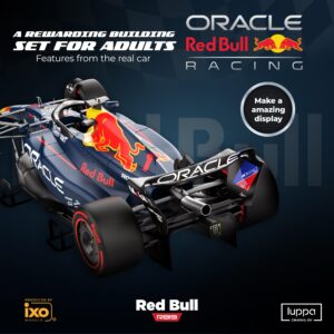 LUPPA Formula 1 RB Model Kit - 1:18 Scale Racing F1 RB19 Model Inspired by Checo Pérez & Max Verstappen Building kit, Collectible diecast, 140 Pieces