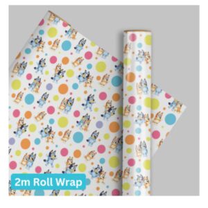 Danilo Promotions LTD Bluey Wrapping Paper 2M Roll Wrap - Bluey Gift Wrap