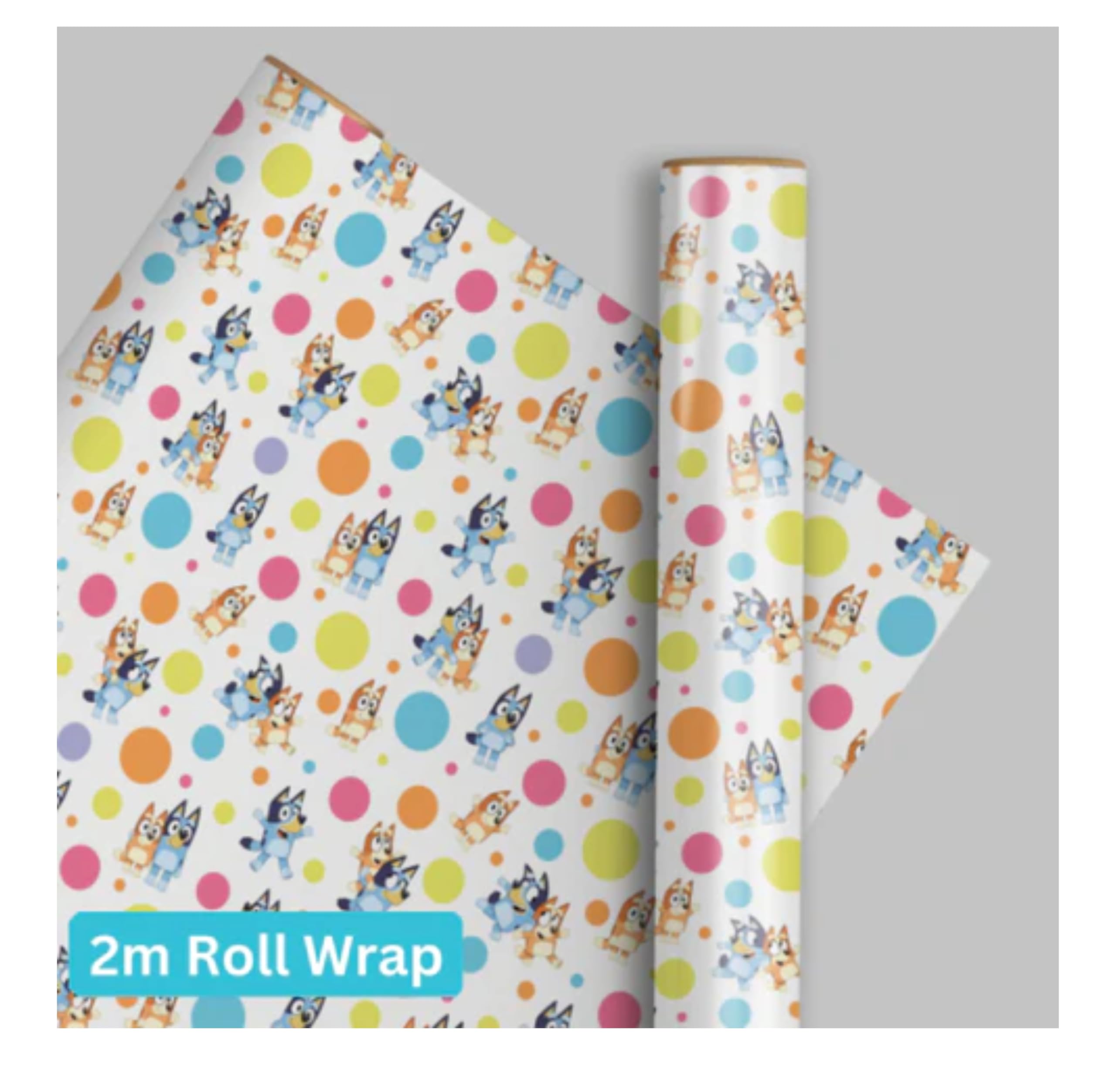 Danilo Promotions LTD Bluey Wrapping Paper 2M Roll Wrap - Bluey Gift Wrap