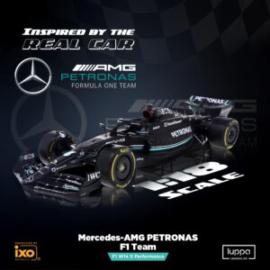 Formula 1 AMG W14 Model Kit - 1:18 Scale Racing F1 AMG W14 E Performance Model Inspired by Lewis Hamilton & George Russell Building kit, Collectible diecast, 140 Pieces