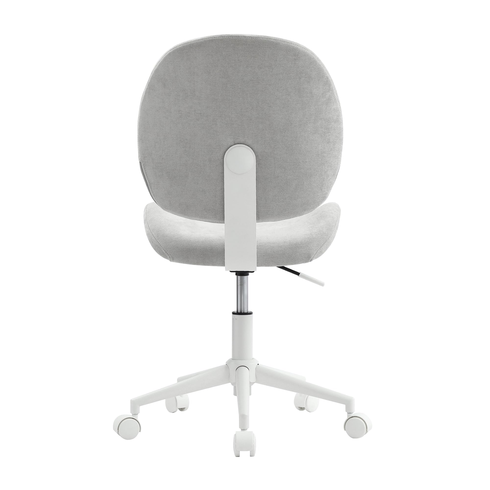 Realspace® Brigsley Fabric Low-Back Task Chair, Gray/White