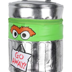 Sesame Street Oscar the Grouch Go Away! Trash Shaped Insulated Lunch Box Bag Tote