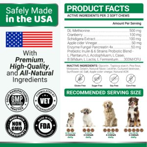 YUMA'S Dog Urine Neutralizer for Lawn - 170 Chews - Advanced Grass Green Savers for Dog Urine - Dog Pee Grass Neutralizer Supplement - Green Lawn Treats for Dogs with Probiotics and Digestive Enzymes