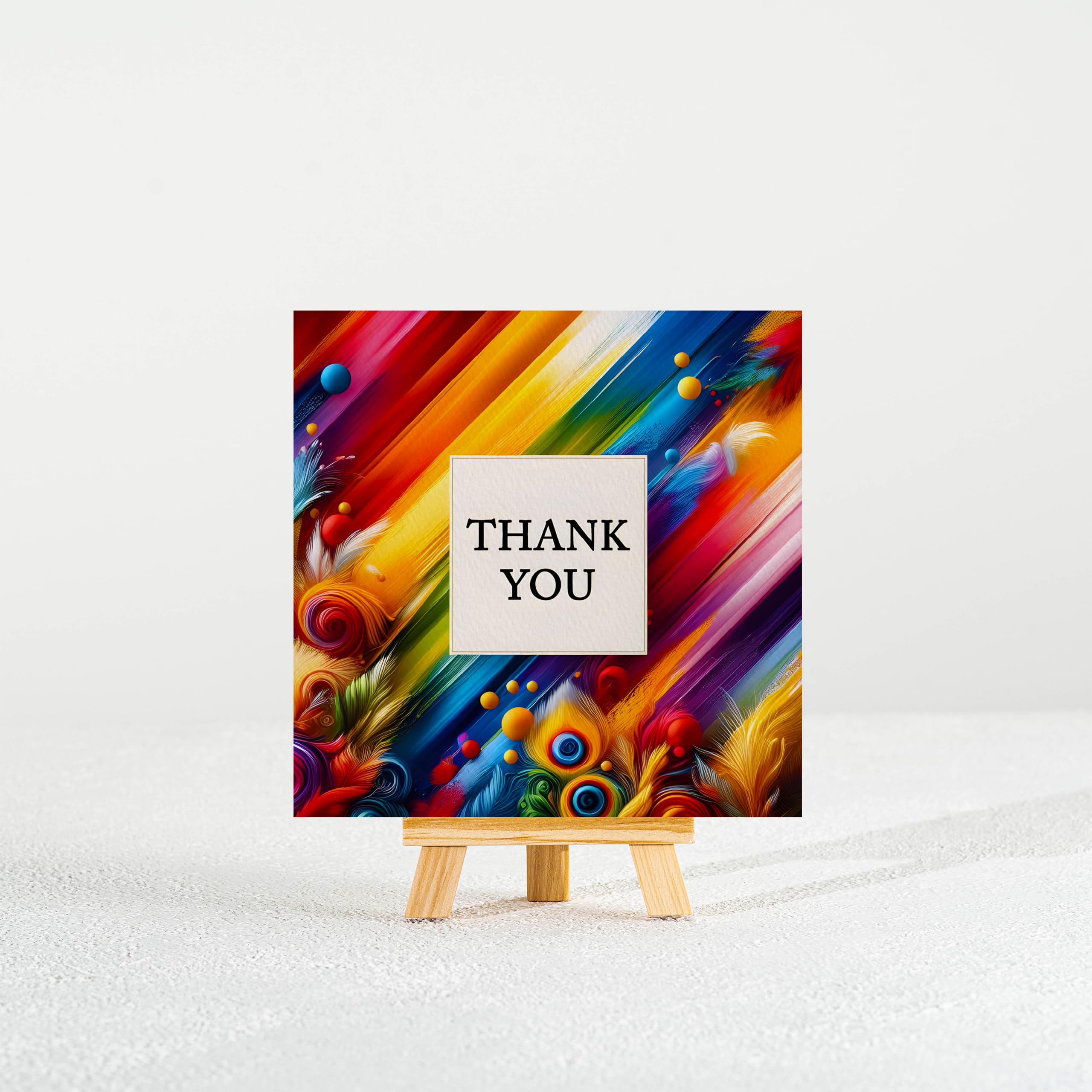 LOOREEARTS Single Thank You Card – Perfect Among Many Thank You Cards for Wedding, Graduation, Teacher, Bus Driver, and Coworker with Cute Envelope - Thank-you Card for Coworkers, Boss, Loved One