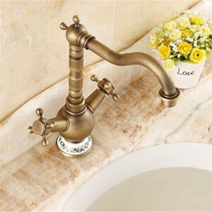 Generic Antique Bronze Finish 360 Degree Swivel Brass Faucet Bathroom Basin Sink Mixer Bath& Kitchen Taps Faucet