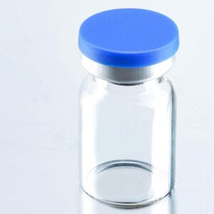 Viodmss Sterile Empty Vials with Self Healing Injection Port,with Aluminum Plastic Cap,Sealed Empty Vials (5ML 10PCS)