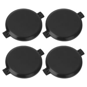 jiotar termi-te bait station replacement cap/lid for advance termi-te monitoring station, black - 4 pack