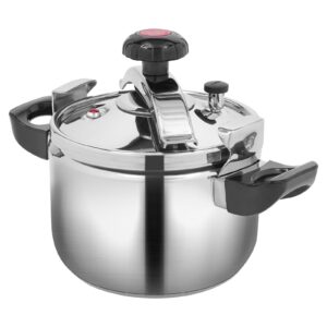 ndkashf 201 stainless steel pressure cooker,can hold 6.35 quart,suitable for open fire induction cooker gas stove,kitchen restaurant canteen