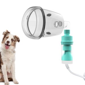 lying down nebulizer cup and inhaler mask for cats and small dogs, oxygen mask for pets (no nebulizer device) (m)