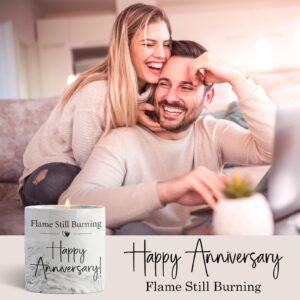 Anniversary Wedding Gifts Happy Anniversary Candle Aniversario Gifts for Men Women Couple Gift for Anniversary for Husband Wife Parents Romantic Gifts Anniversary Marriage Gifts for Him Her 6oz