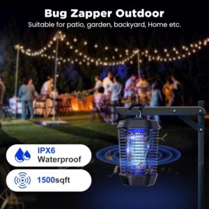 Bug Zapper Outdoor-Mosquito Zapper Outdoor, Fly Zapper Indoor Outdoor Home Garden Patio Backyard