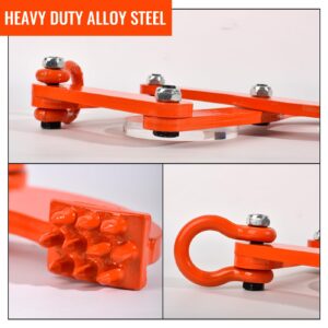 ANLULOAD Pallet Puller Clamp,4409lbs,6.7 Inches Bigger Jaw Opening Pallet Grabber，Easily grips pallets, wood, etc.