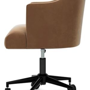 Signature Design by Ashley Austanny Home Office Desk Chair, 23" W x 23" D x 34" H, Light Brown