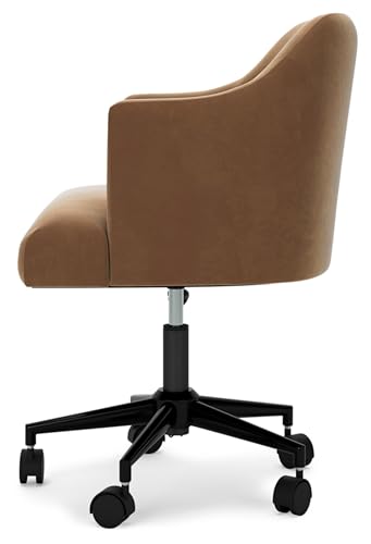 Signature Design by Ashley Austanny Home Office Desk Chair, 23" W x 23" D x 34" H, Light Brown