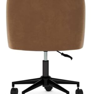 Signature Design by Ashley Austanny Home Office Desk Chair, 23" W x 23" D x 34" H, Light Brown