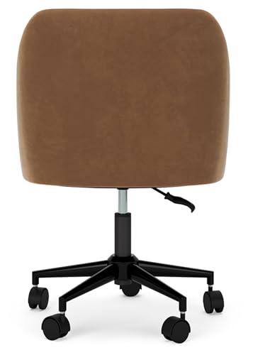 Signature Design by Ashley Austanny Home Office Desk Chair, 23" W x 23" D x 34" H, Light Brown