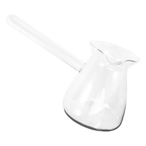 amosfun espresso cups espresso steaming pitcher coffee milk frothing cup with long handle milk creamer tea jug sauce pitcher measuring cup for coffee milk tea making 350ml