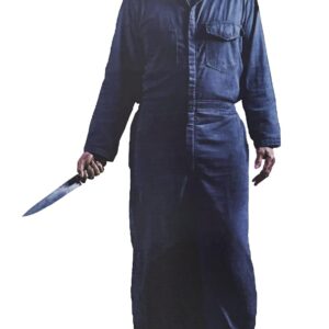 lckellong Life Size Horror Cardboard Cutout Halloween Michael Figure Decorations - Man 1 Blue