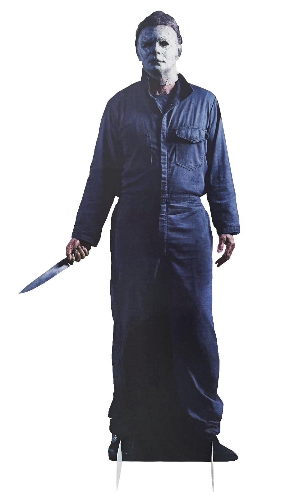 lckellong Life Size Horror Cardboard Cutout Halloween Michael Figure Decorations - Man 1 Blue