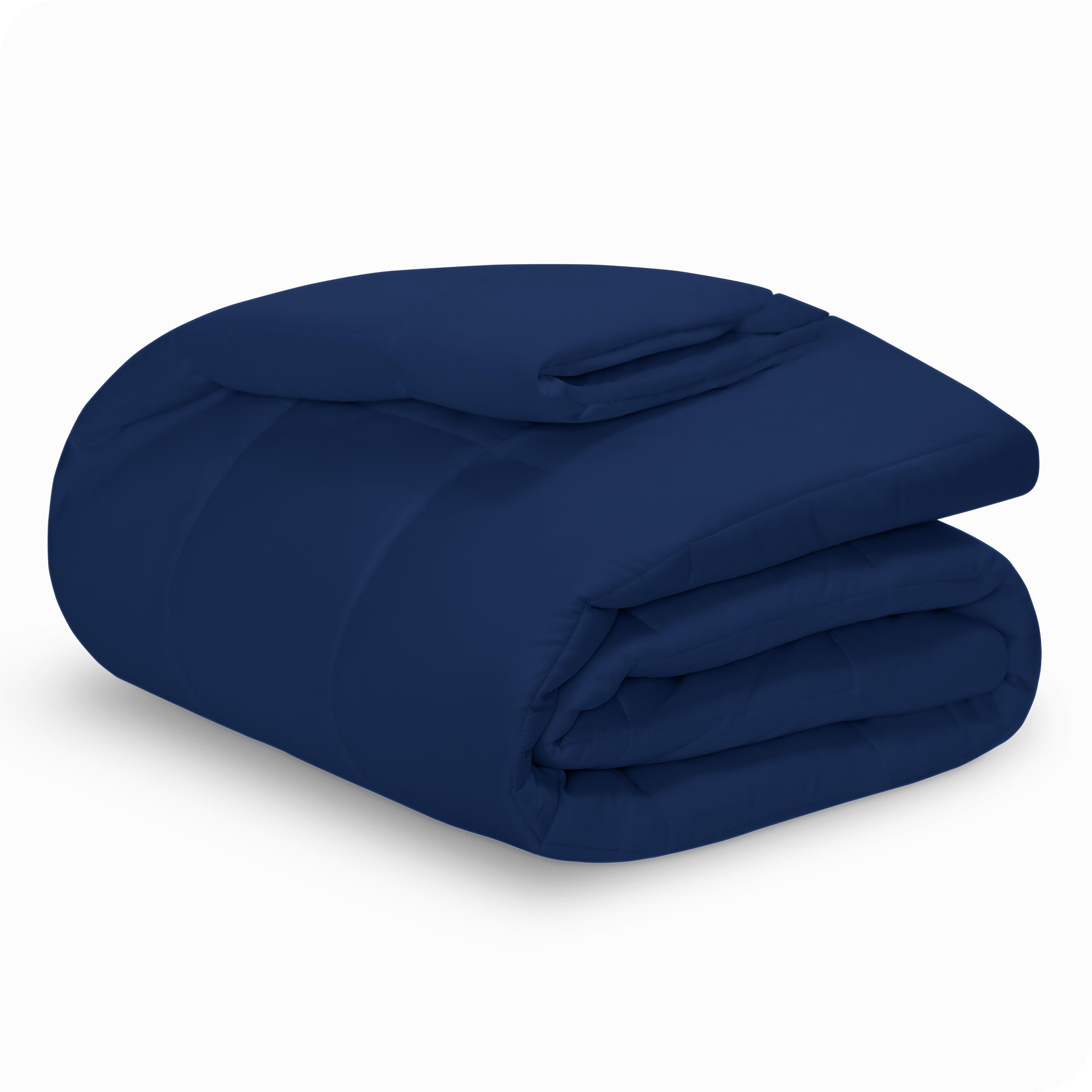 Bare Home Deep Pocket Cotton Top Mattress Pad Twin - Dark Blue