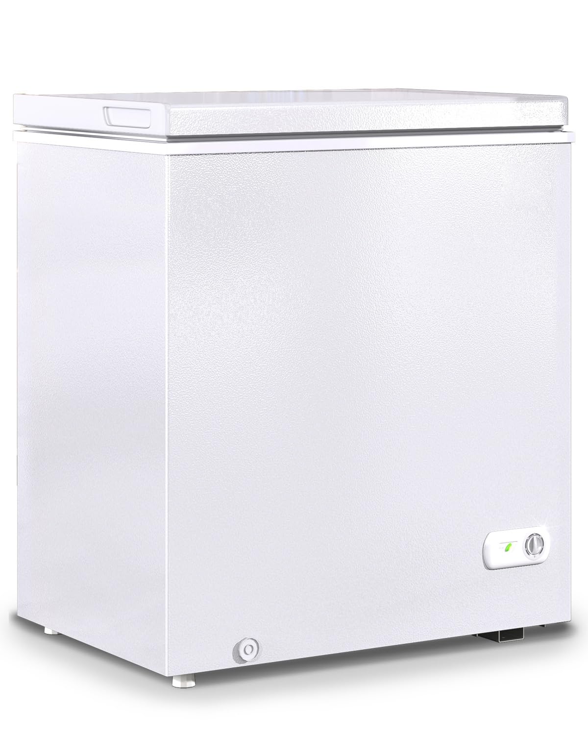 Muhub 10.0 Cu.Ft Deep Freezer with Removable Basket,Top Opening Chest Freezer, 10.0 Cubic Feet Large Freezer, Low noise，Adjustable Temperature（10.0 Cu.Ft)