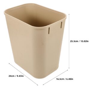 VOSAREA Plastic Slim Trash Can 8L Narrow Spaces Reusable Garbage Container Bin Narrow Space Wastebasket Bucket Toilet Rubbish Pail for Home Office Kitchen Bathroom